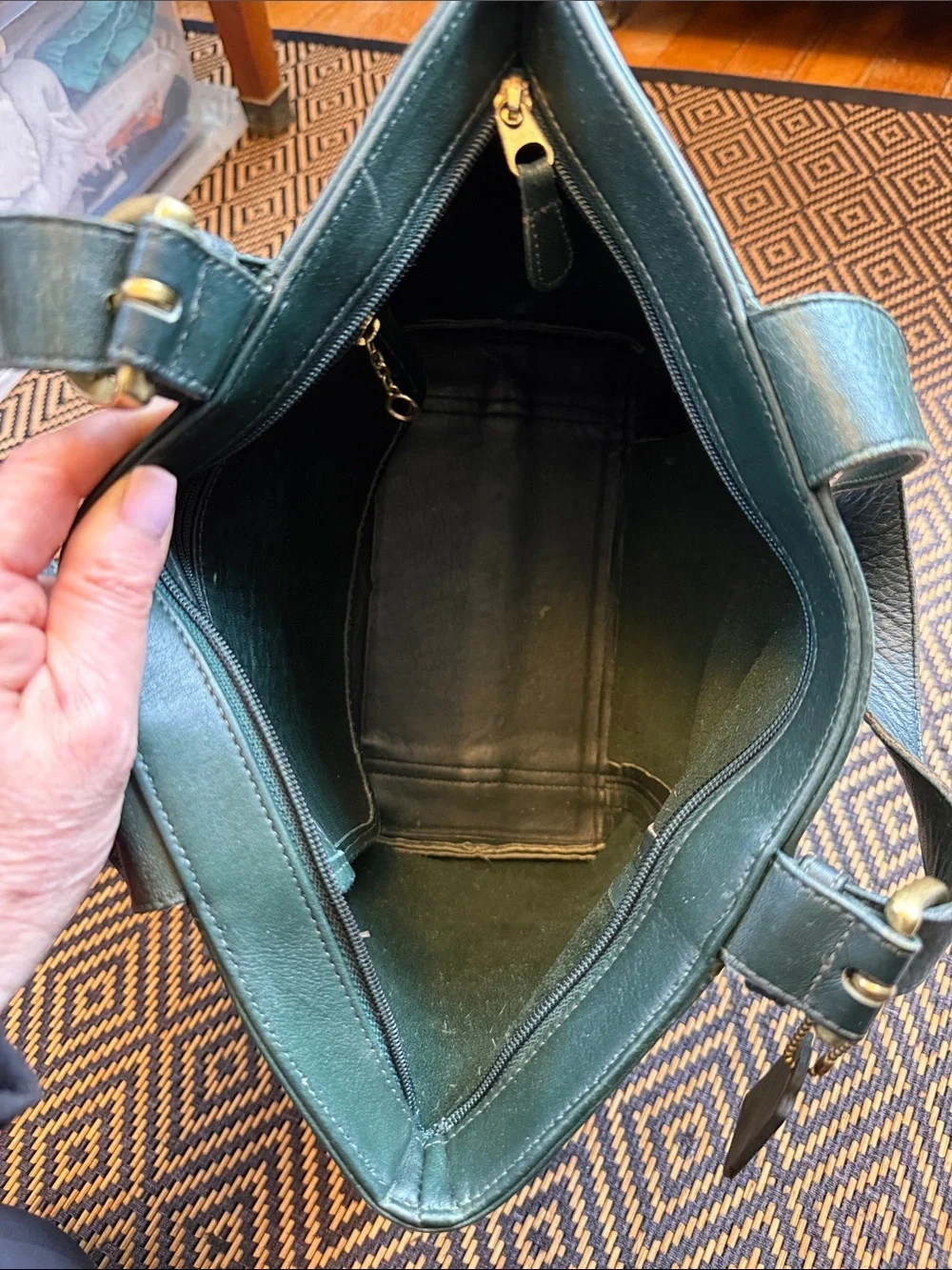 Vintage Coach Soho Waverly bag 4133 BOTTLE GREEN